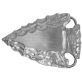 Arrowhead Antiqued Belt Buckle